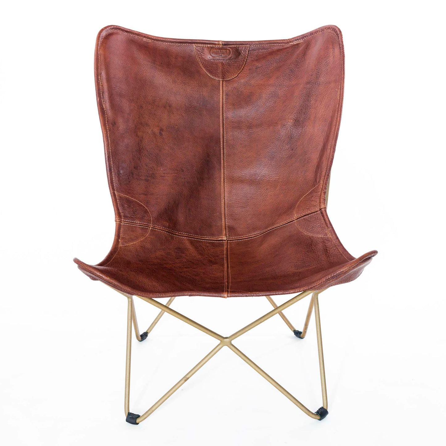 Silla Monarca COGNAC | BASE DORADA