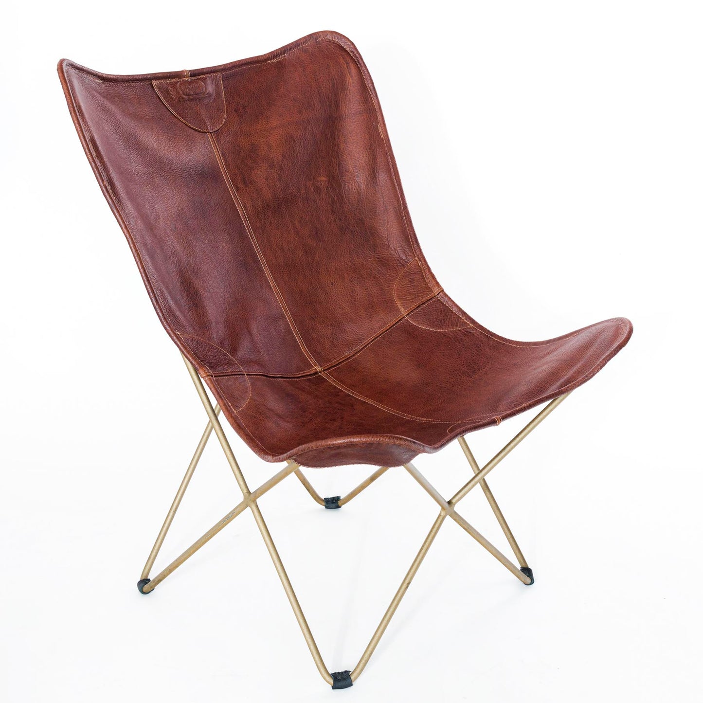 Silla Monarca COGNAC | BASE DORADA